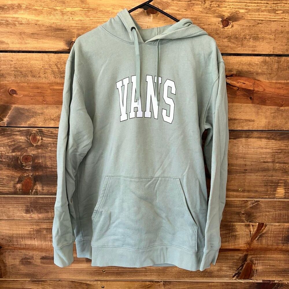 Vans Men's Green and Blue Sweatshirt